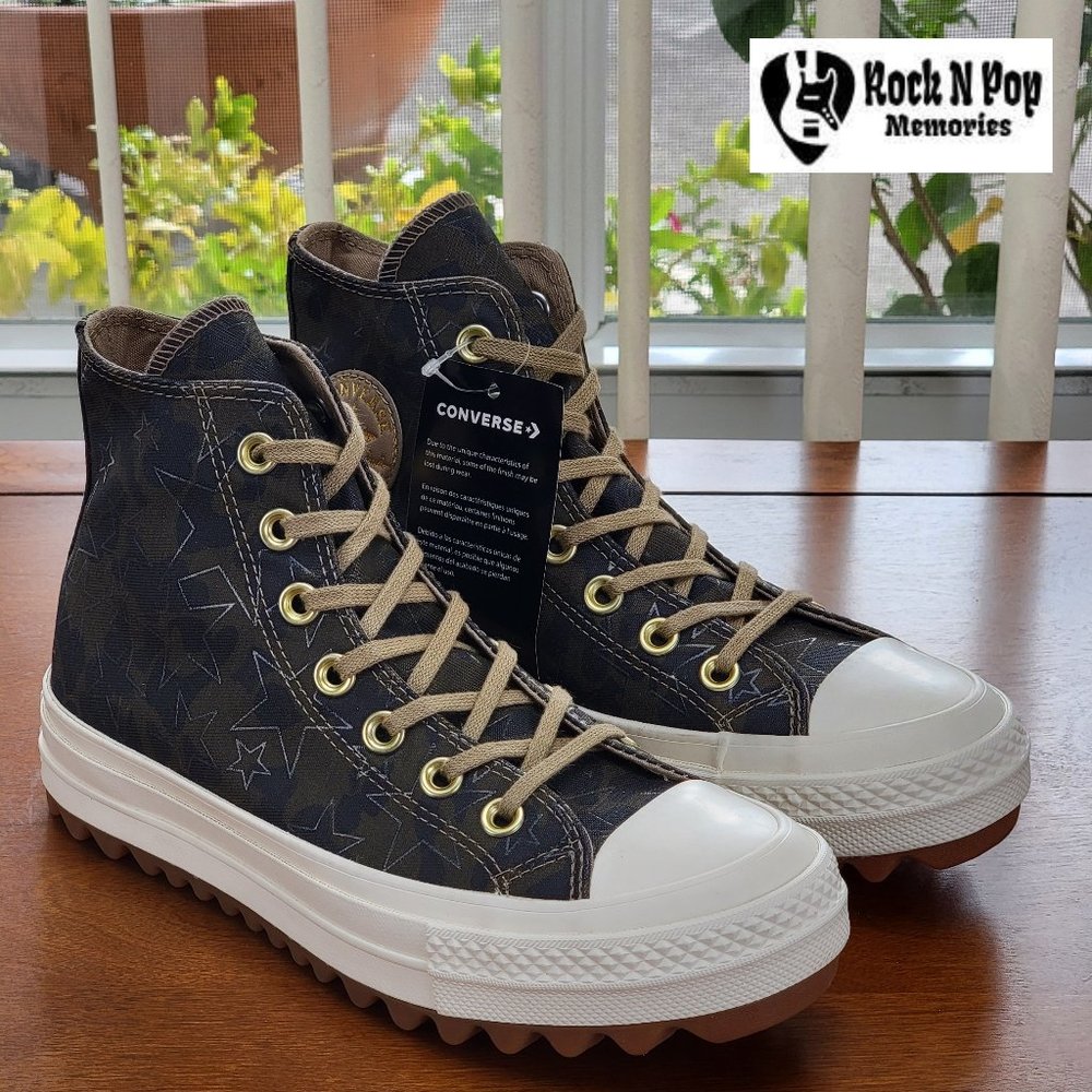 Converse Women's CTAS Lift Ripple Camo High Top  559896C  Sizes 5 - 6